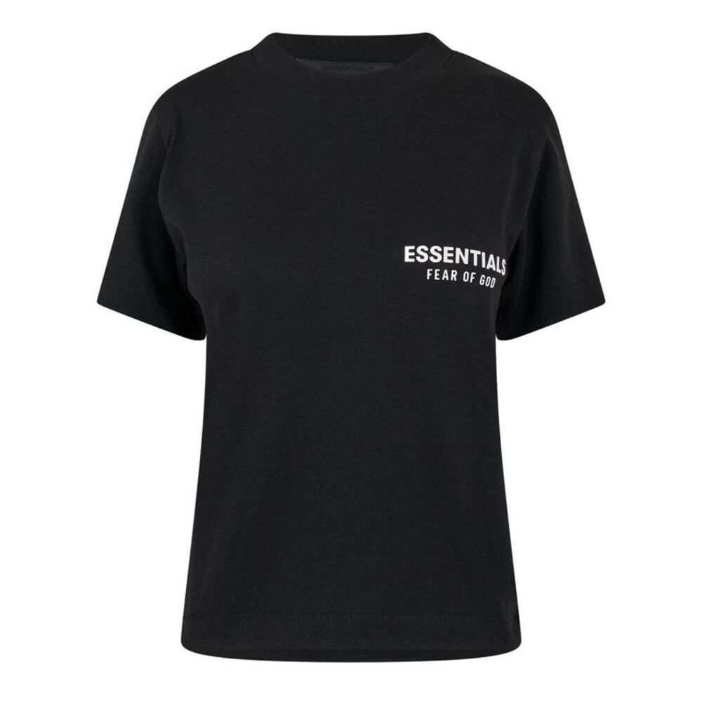 Fear Of God Essentials Womens/Ladies Back Print T-Shirt / Black